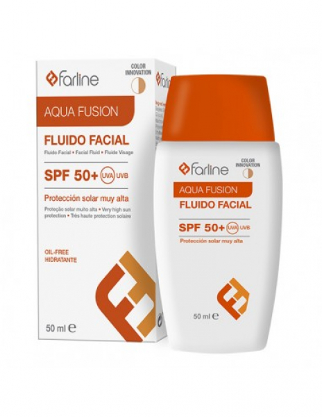 Farline Fluido Facial Aqua Fusion con Color SPF50+ 50ml