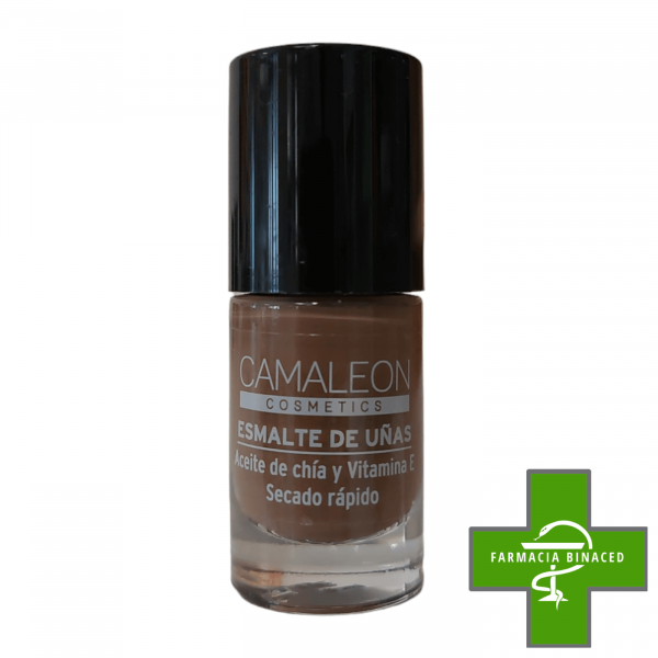 CAMALEON ESMALTE DE UÑAS COLOR MARRON 6ML