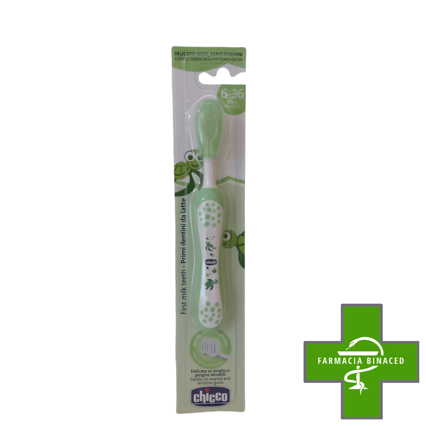 CHICCO CEPILLO BABY 6-36 MESES VERDE_