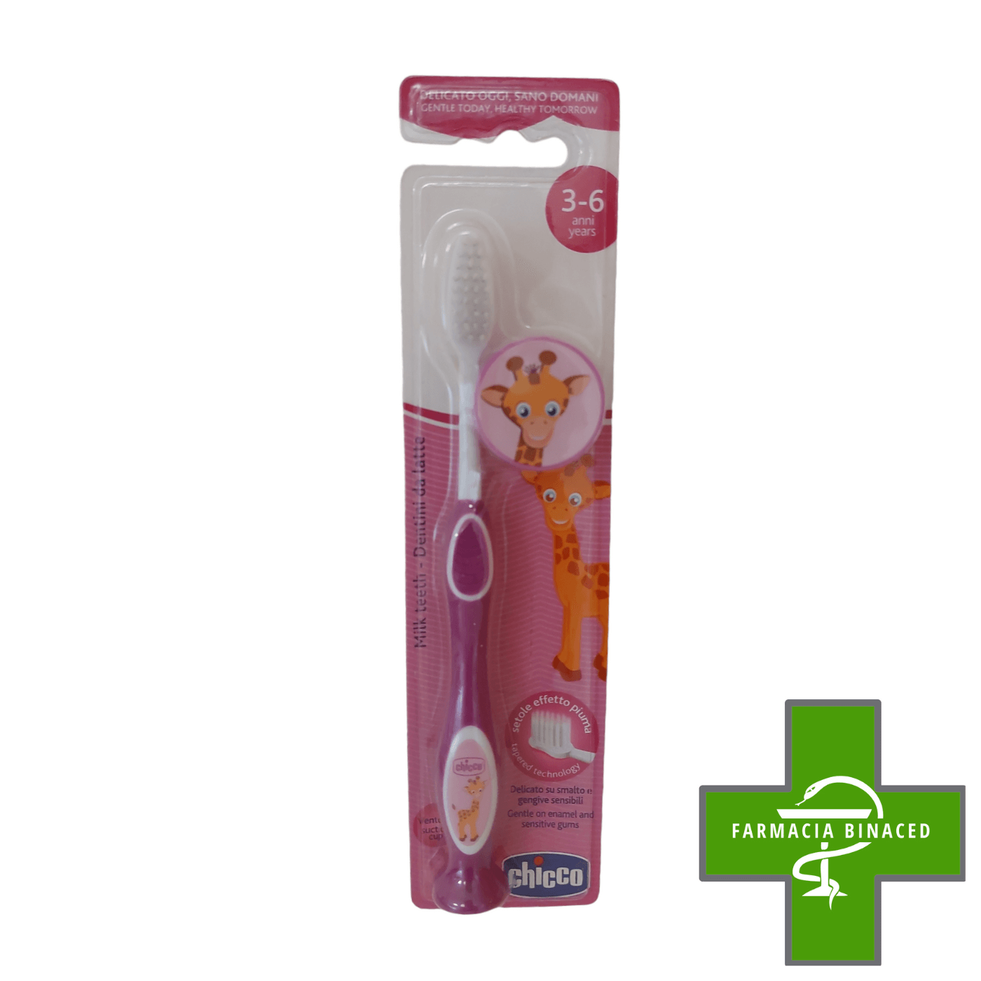 CHICCO CEPILLO INFANTIL 3-6 AÑOS ROSA_