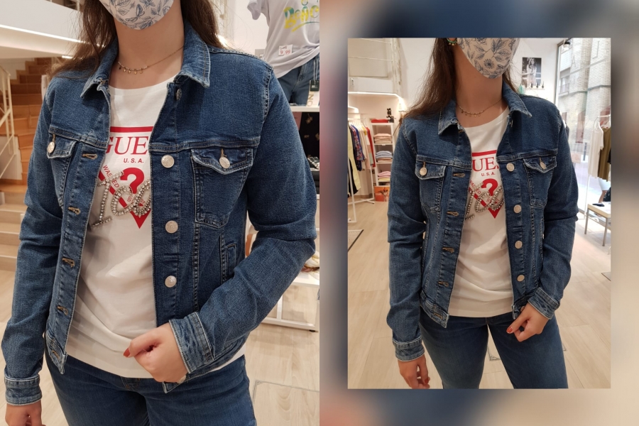 Cazadora tejana ONLY