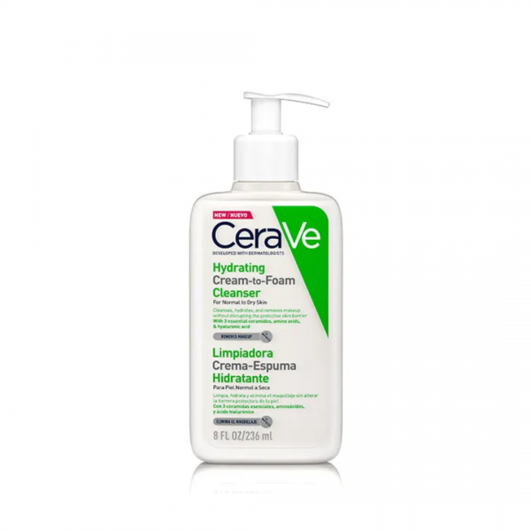 LIMPIADORA CREMA ESPUMA HIDRATANTE