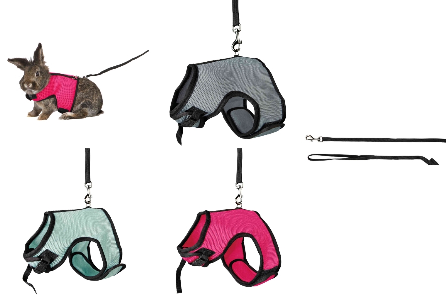 ARNES SUAVE CON CORREA PARA CONEJOS Y CONEJOS ENANOS 25–32 CM