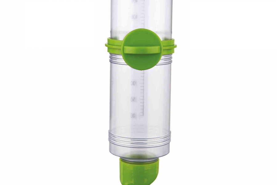 BEBDERO DE TUBO DE PLASTICO PARA CHINCHILLA 250 ML