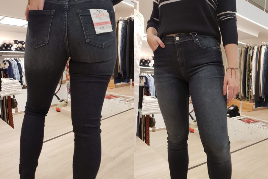 Tejano shape up skinny only, negro envejecido