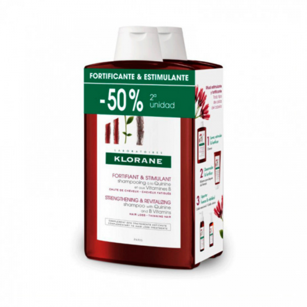 KLORANE  CHAMPU  QUININA 2º UNIDAD 40 %