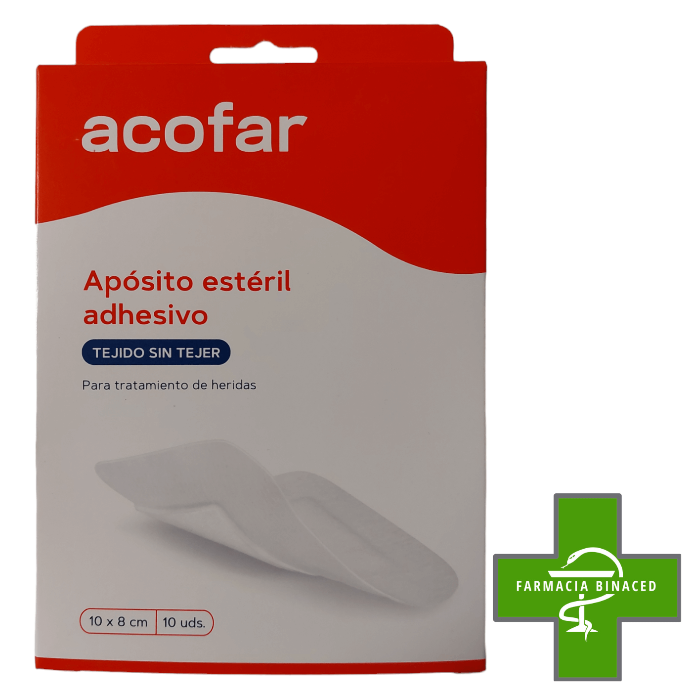 ACOFAR APOSITO ESTERIL 8X10CM 10U