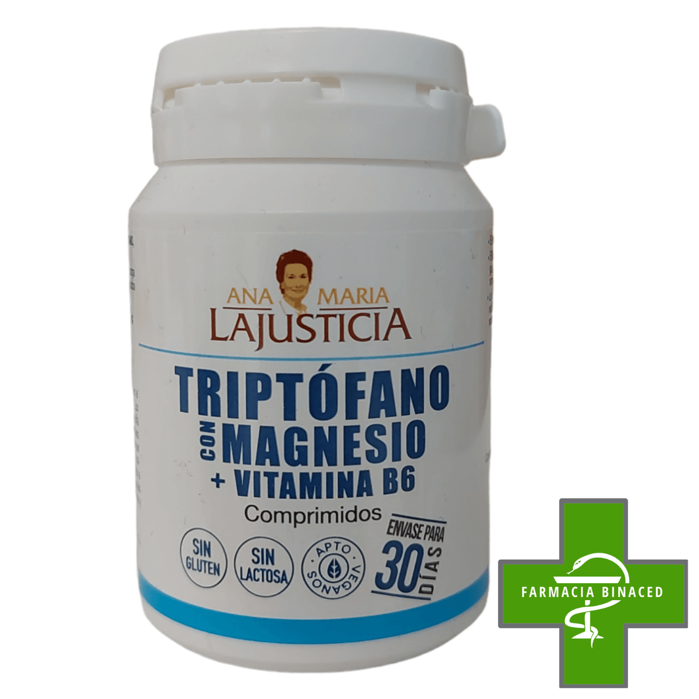ANA MARIA LAJUSTICIA TRIPTOFANO CON MAGNESIO 60C