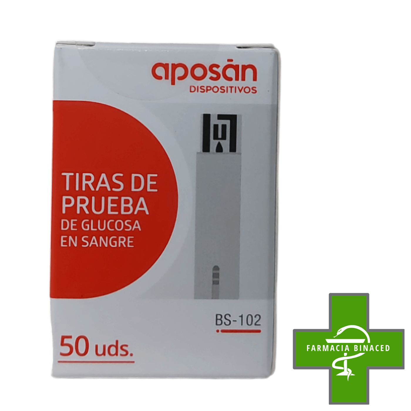 APOSAN TIRAS DE PRUEBA DE GLUCOSA 50 UDS