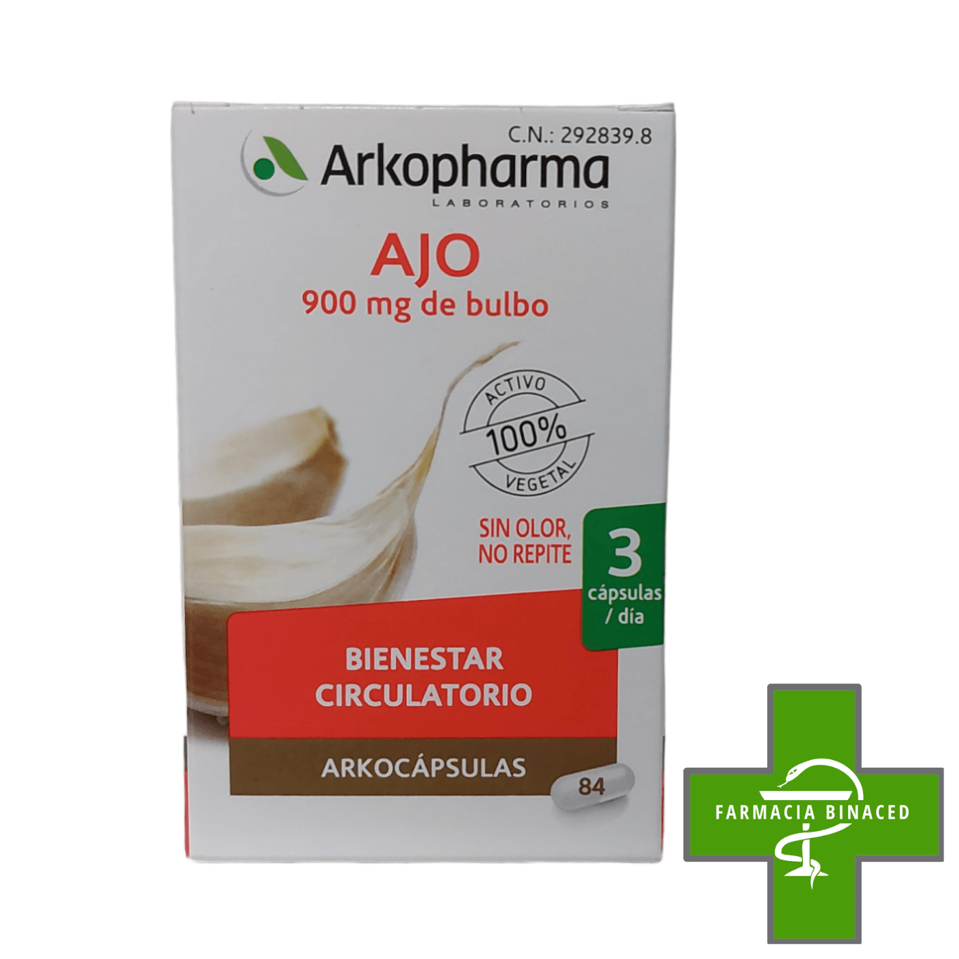 ARKOCAPSULAS AJO 84 CAPSULAS