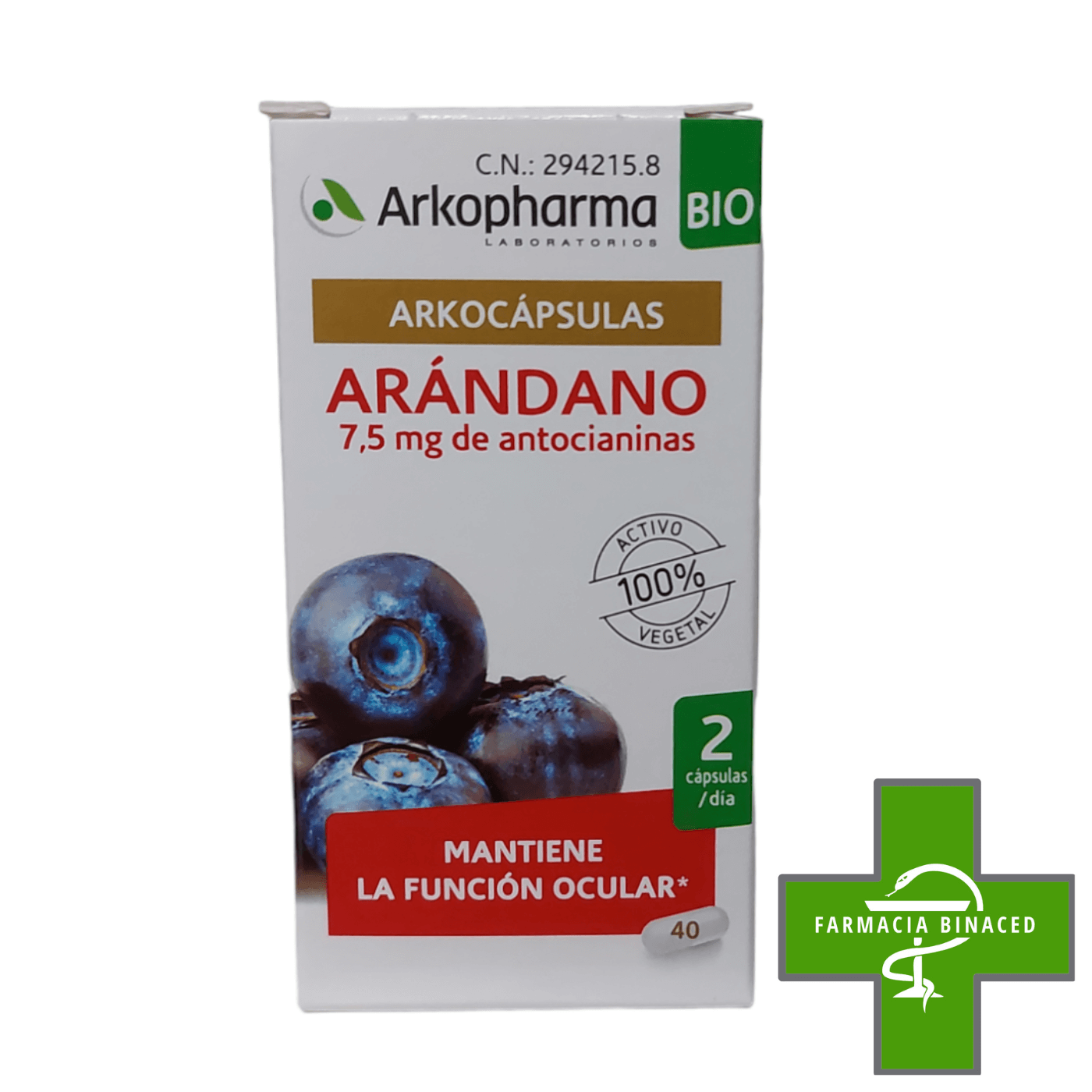 ARKOCAPSULAS ARANDANO 40 CAPS