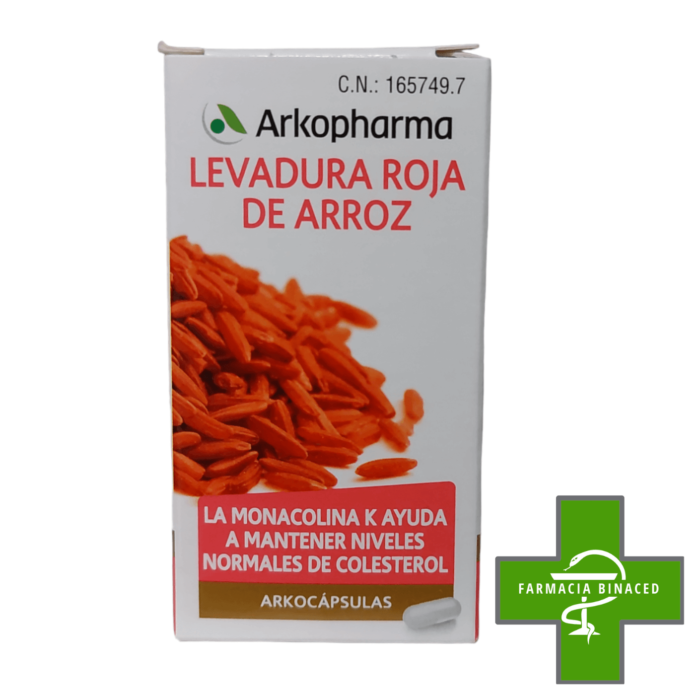 ARKOCAPSULAS LEVADURA DE ARROZ ROJO 45 CAPS
