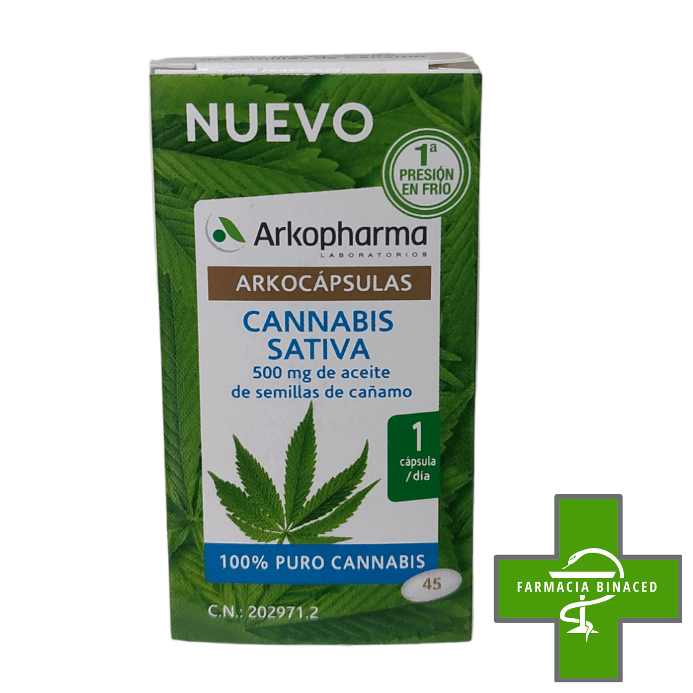ARKOCAPSULAS CANNABIS SATIVA 45 CAPS_2