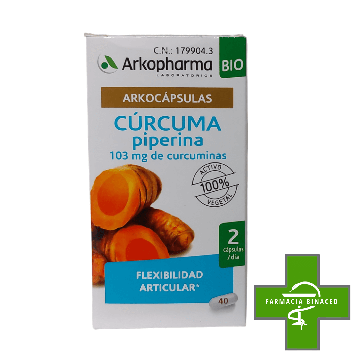 ARKOCAPSULAS CURCUMA 40 CAPSULAS