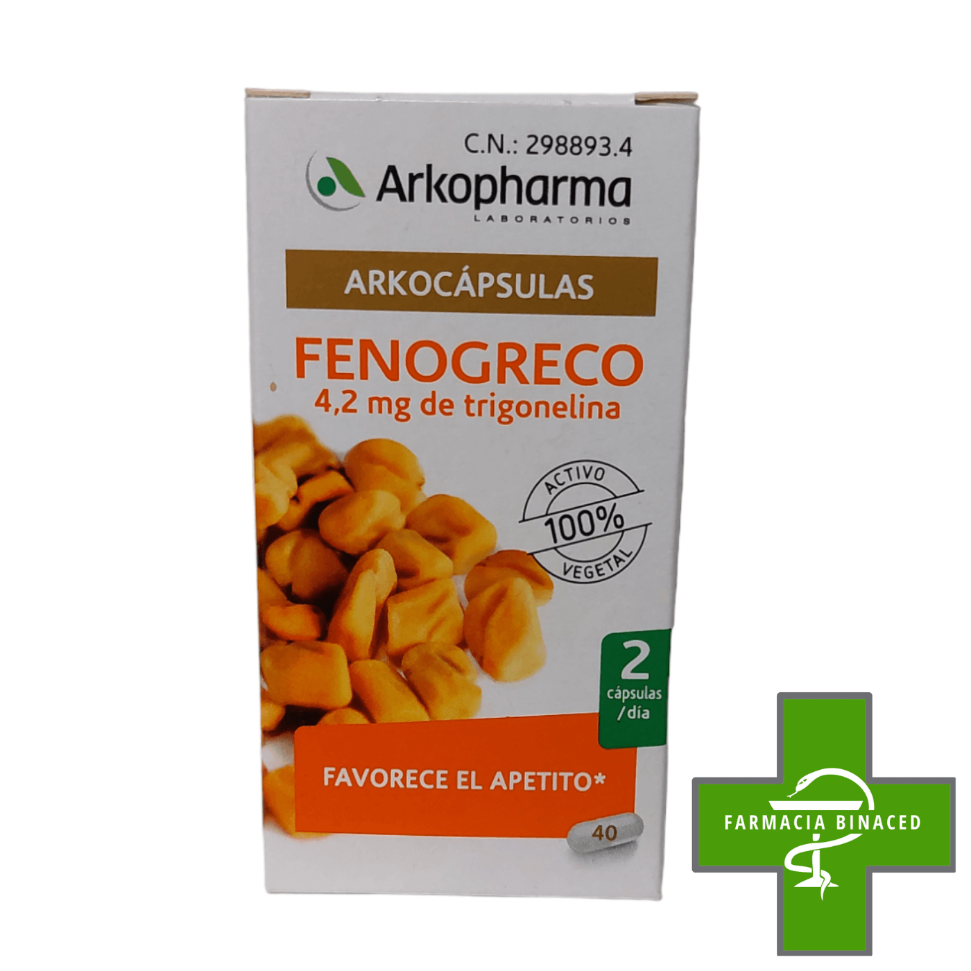 ARKOCAPSULAS FENOGRECO 40 CAPS