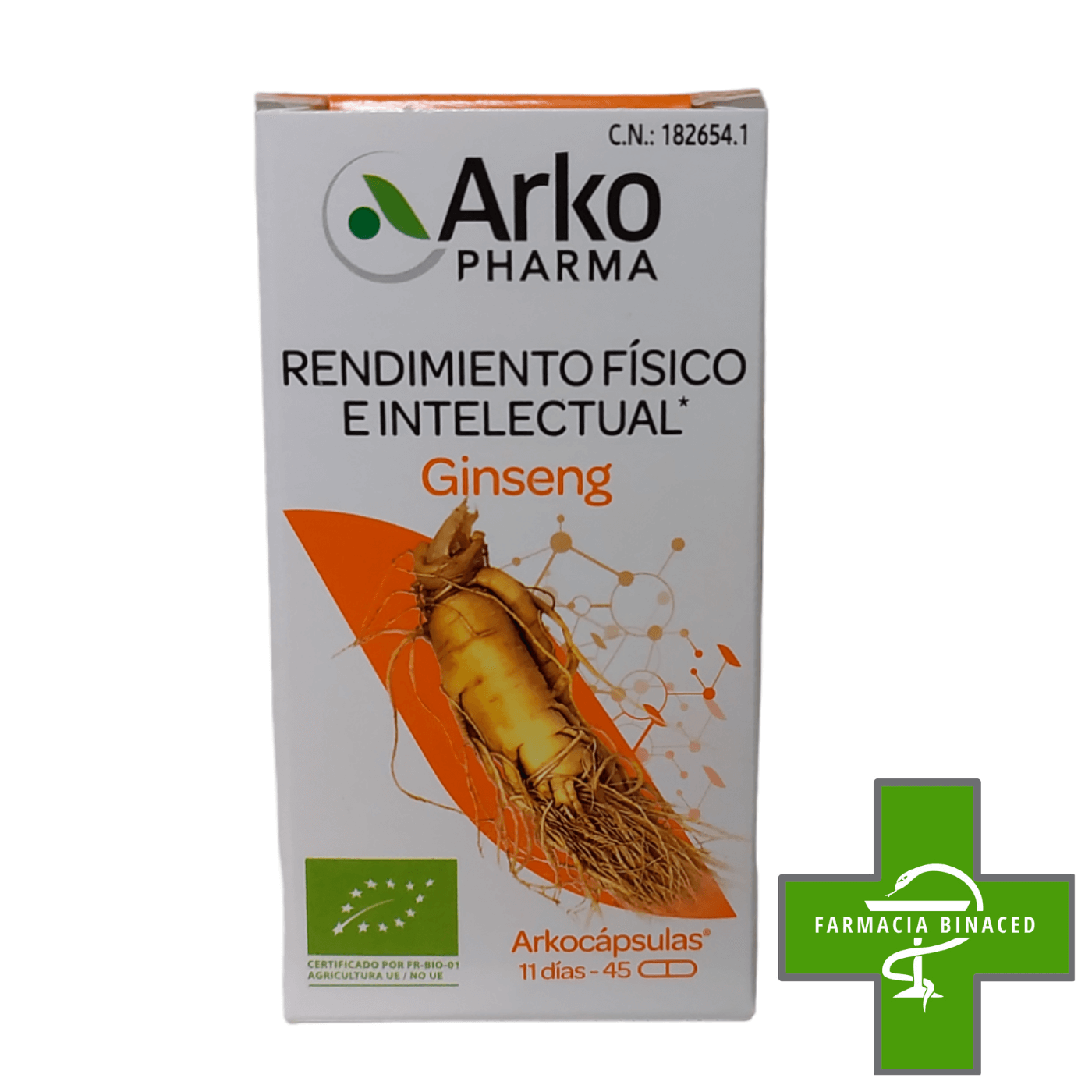 ARKOCAPSULAS GINSENG 45 CAPSULAS