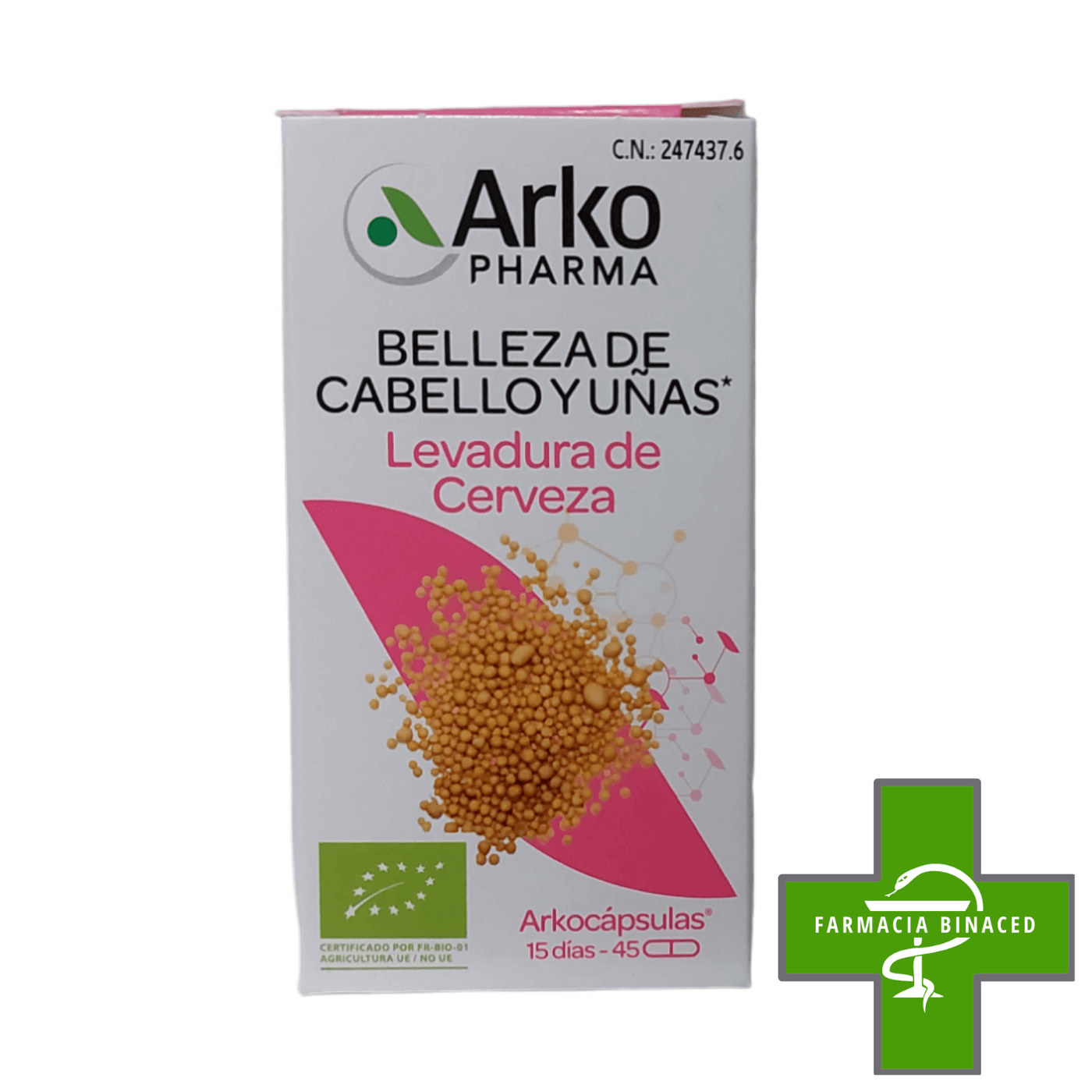 ARKOCAPSULAS LEVADURA DE CERVEZA 45 CAPS_2