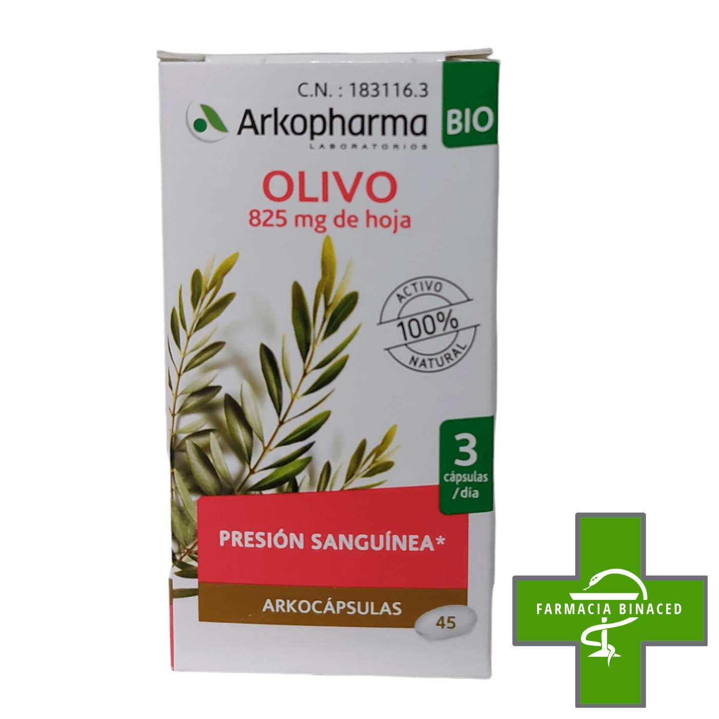 ARKOCAPSULAS OLIVO 45 CAPSULAS
