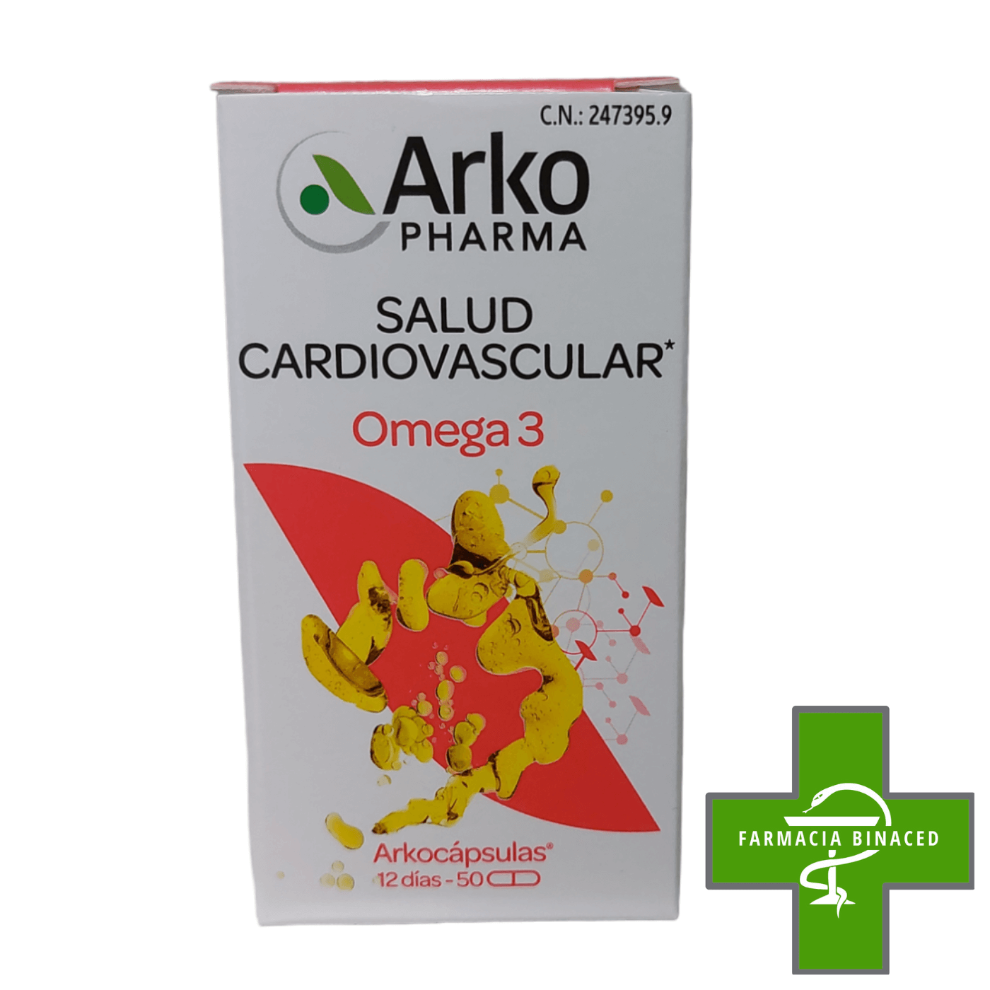 ARKOCAPSULAS OMEGA 3 50 CAPSULAS