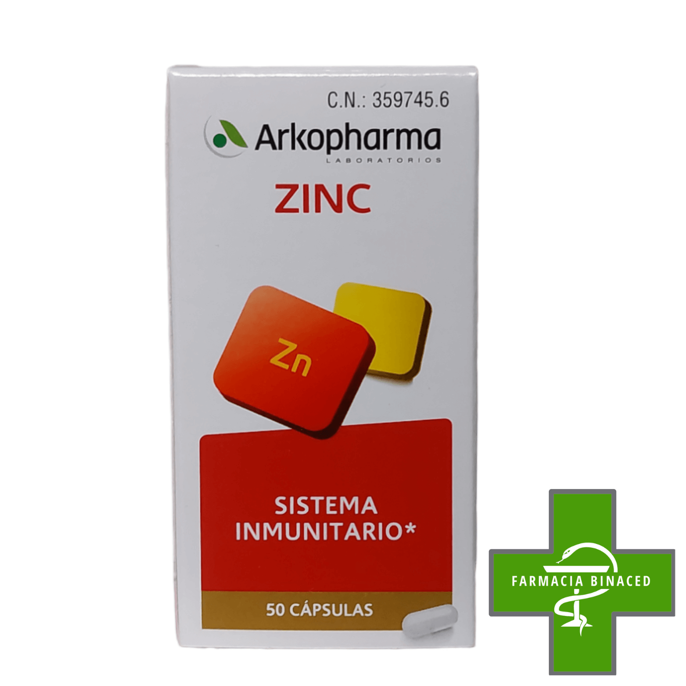 ARKOCAPSULAS ZINC 50 CAPSULAS
