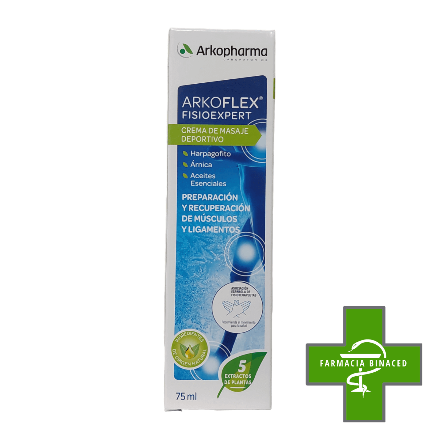ARKOFLEX FISIOEXPERT CREMA MASAJE DEPORTIVO 75ML_2