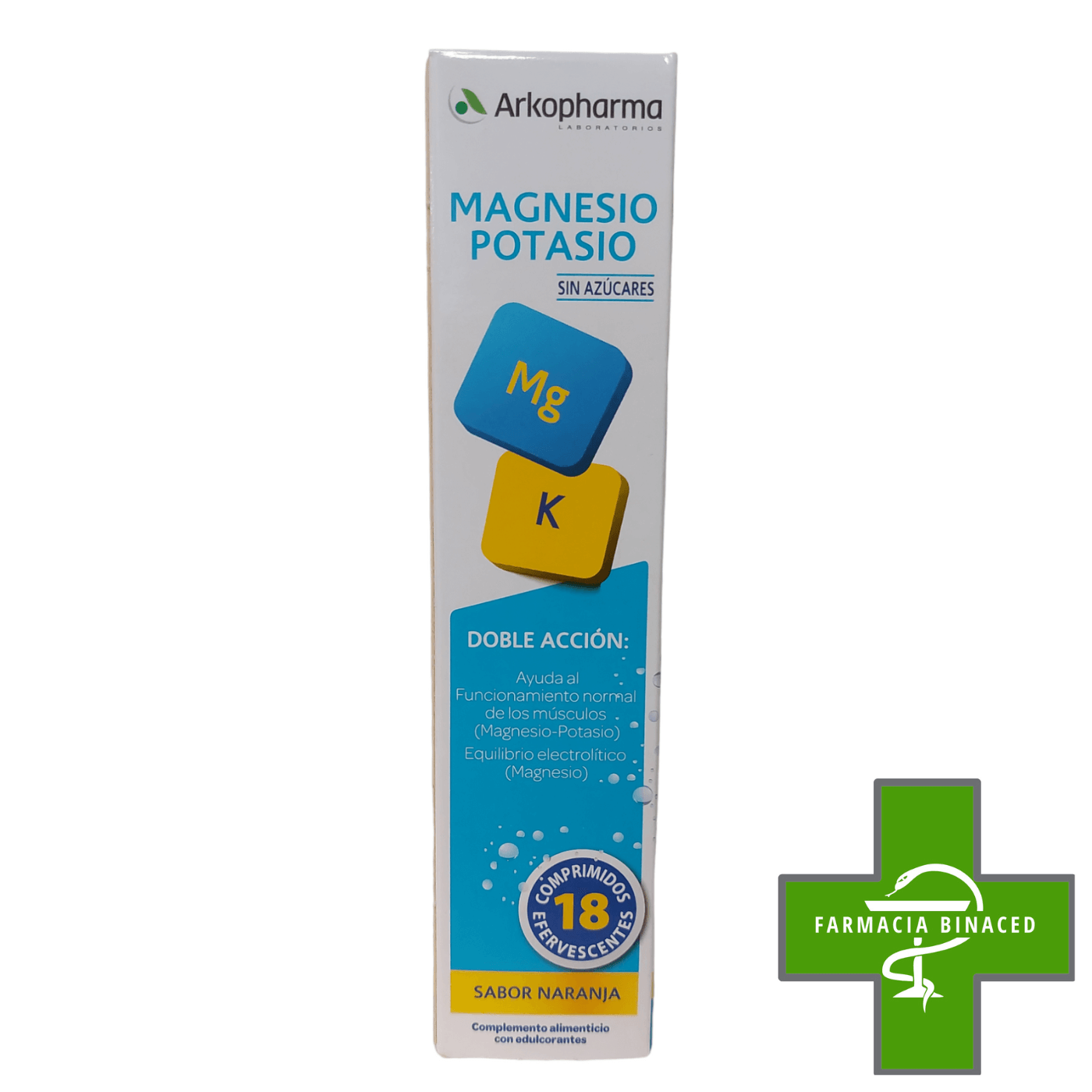 ARKOPHARMA MAGNESIO POTASIO 18C EFERVESCENTES