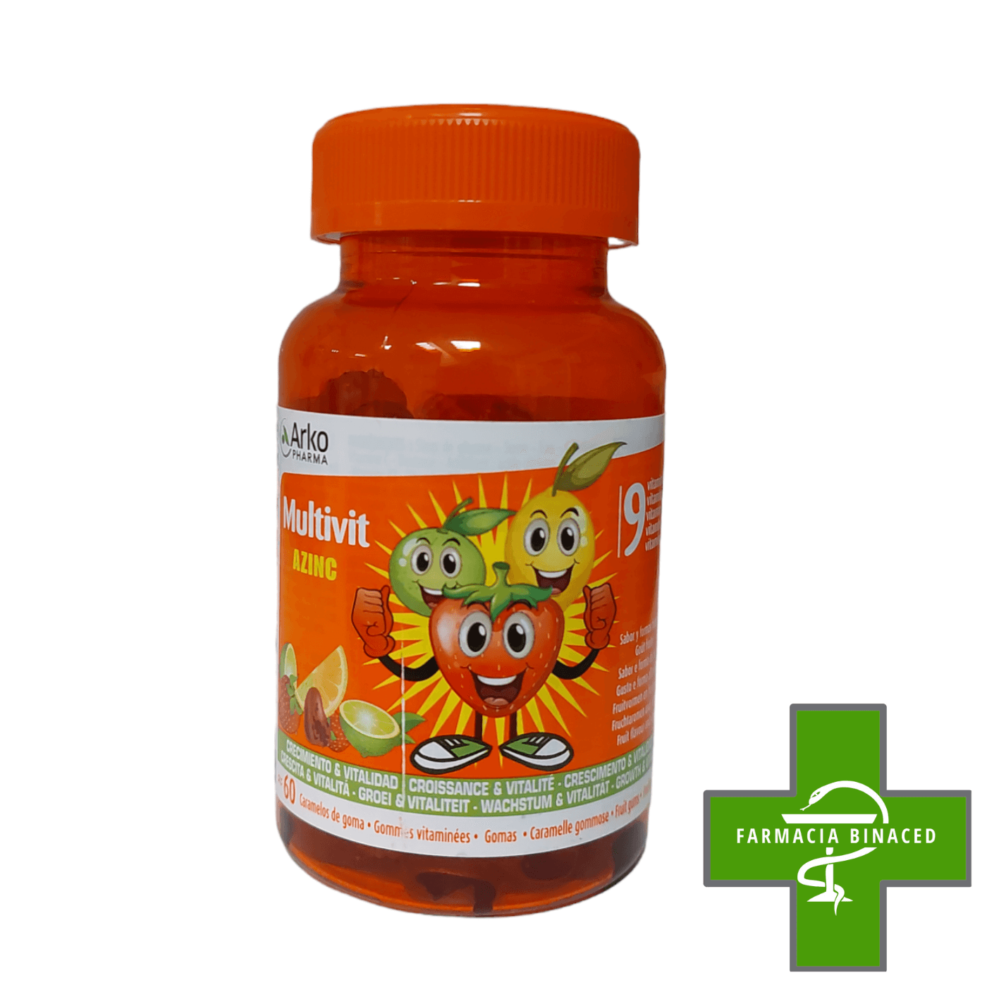 ARKOPHARMA MULTIVIT INFANTIL 60 CARAMELOS