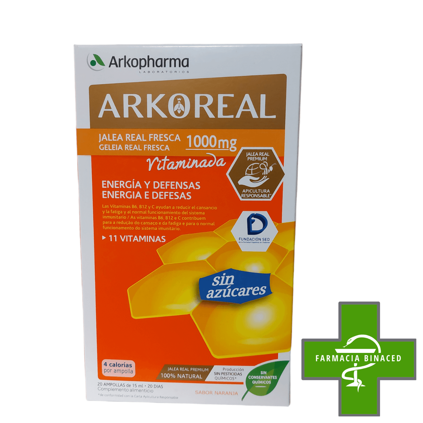 ARKOREAL JALEA REAL 1000MG 20 AMP