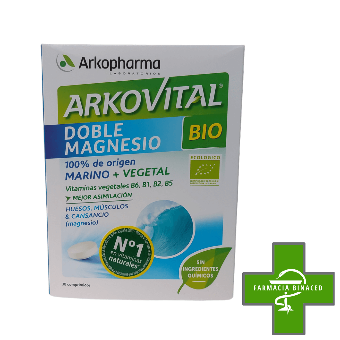 ARKOVITAL DOBLE MAGNESIO 30 COMPRIMIDOS