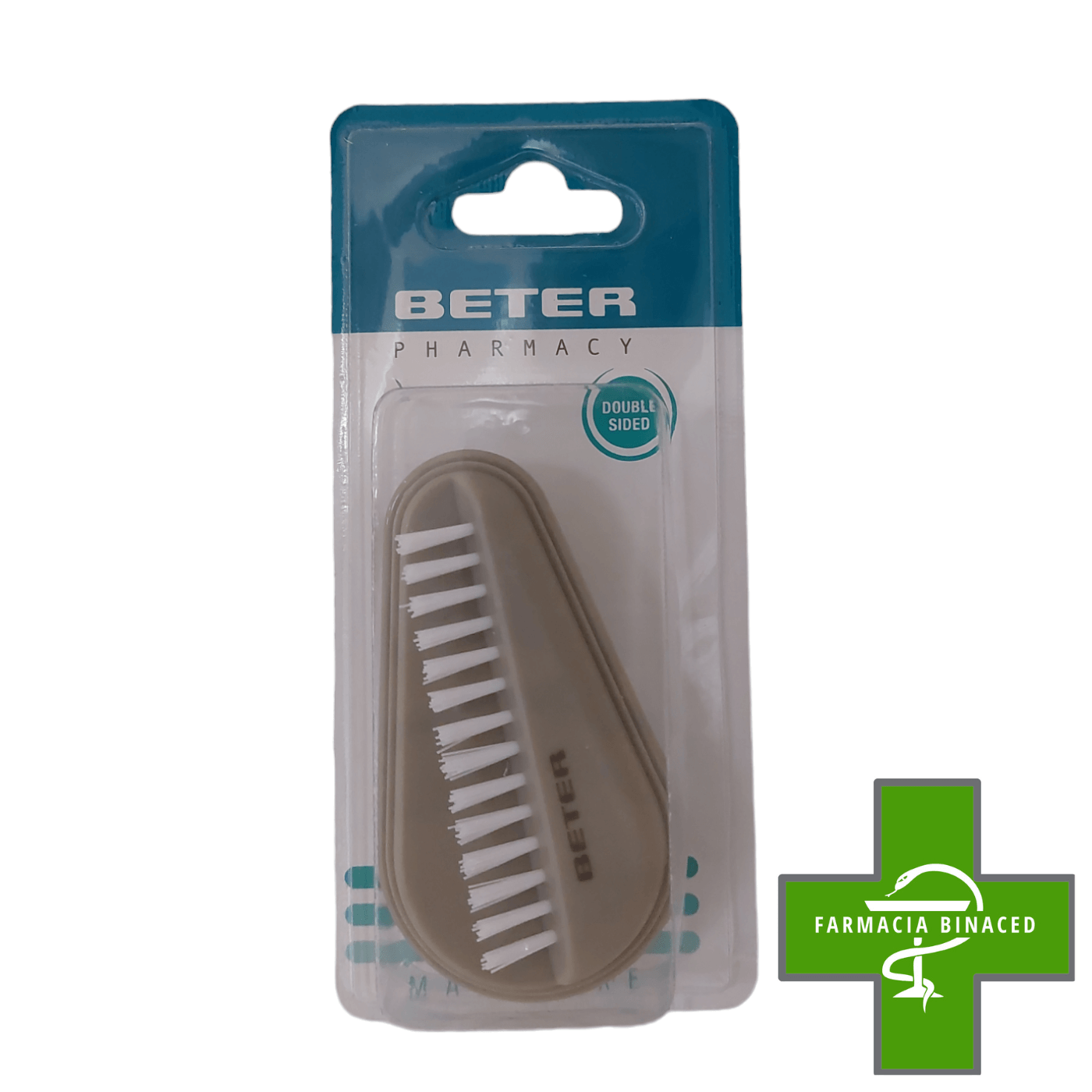 BETER CEPILLO DE UÑAS DOBLE CARA