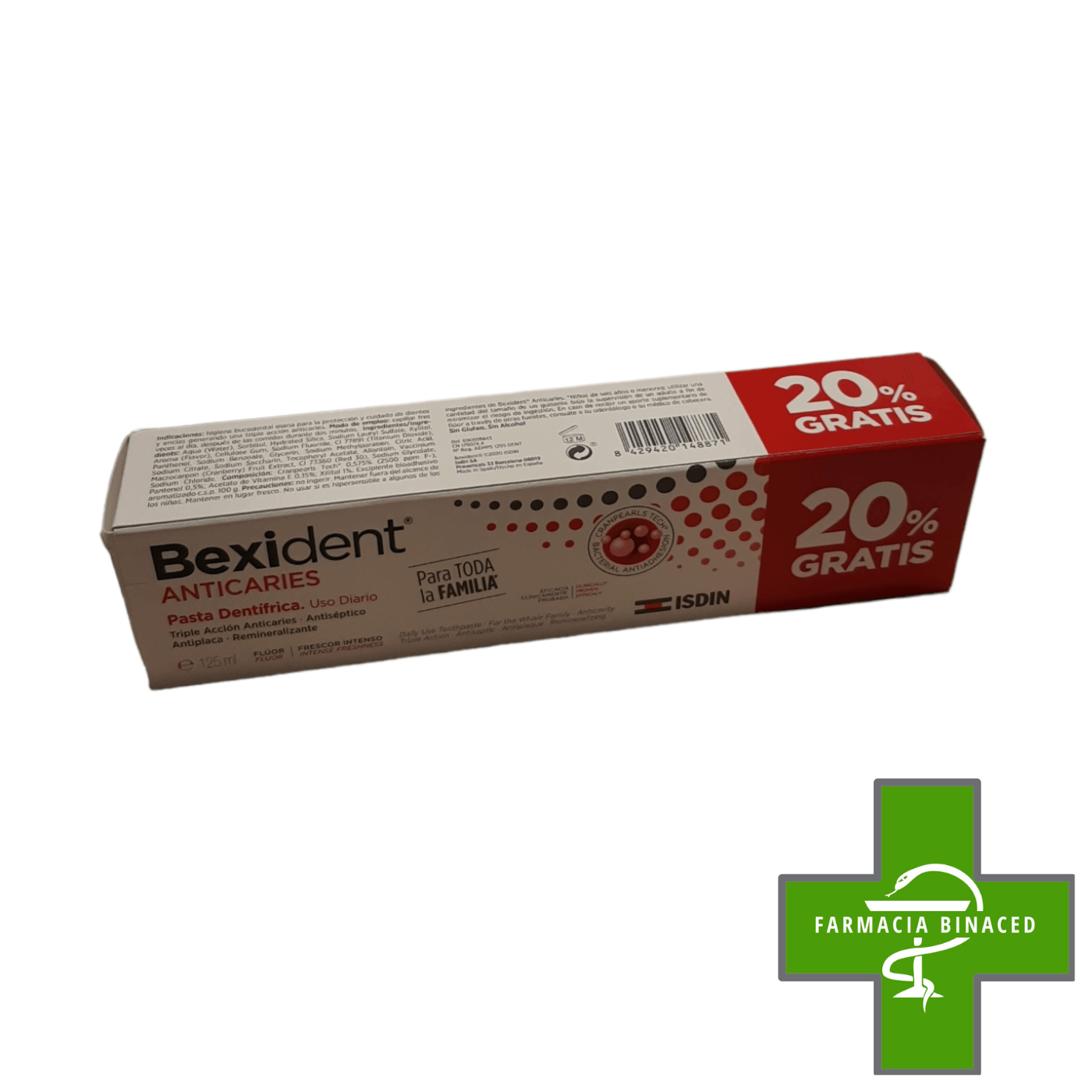 BEXIDENT PASTA ANTICARIES 125ML