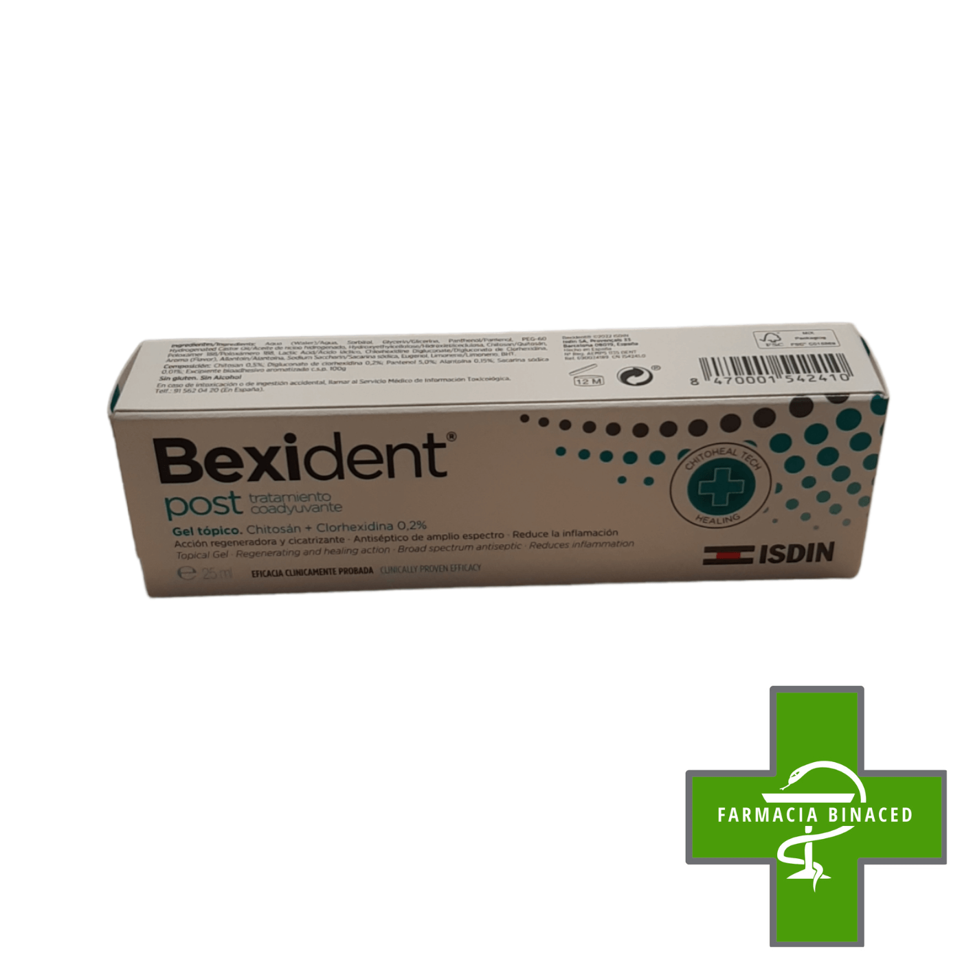 BEXIDENT POST GEL TOPICO 25ML