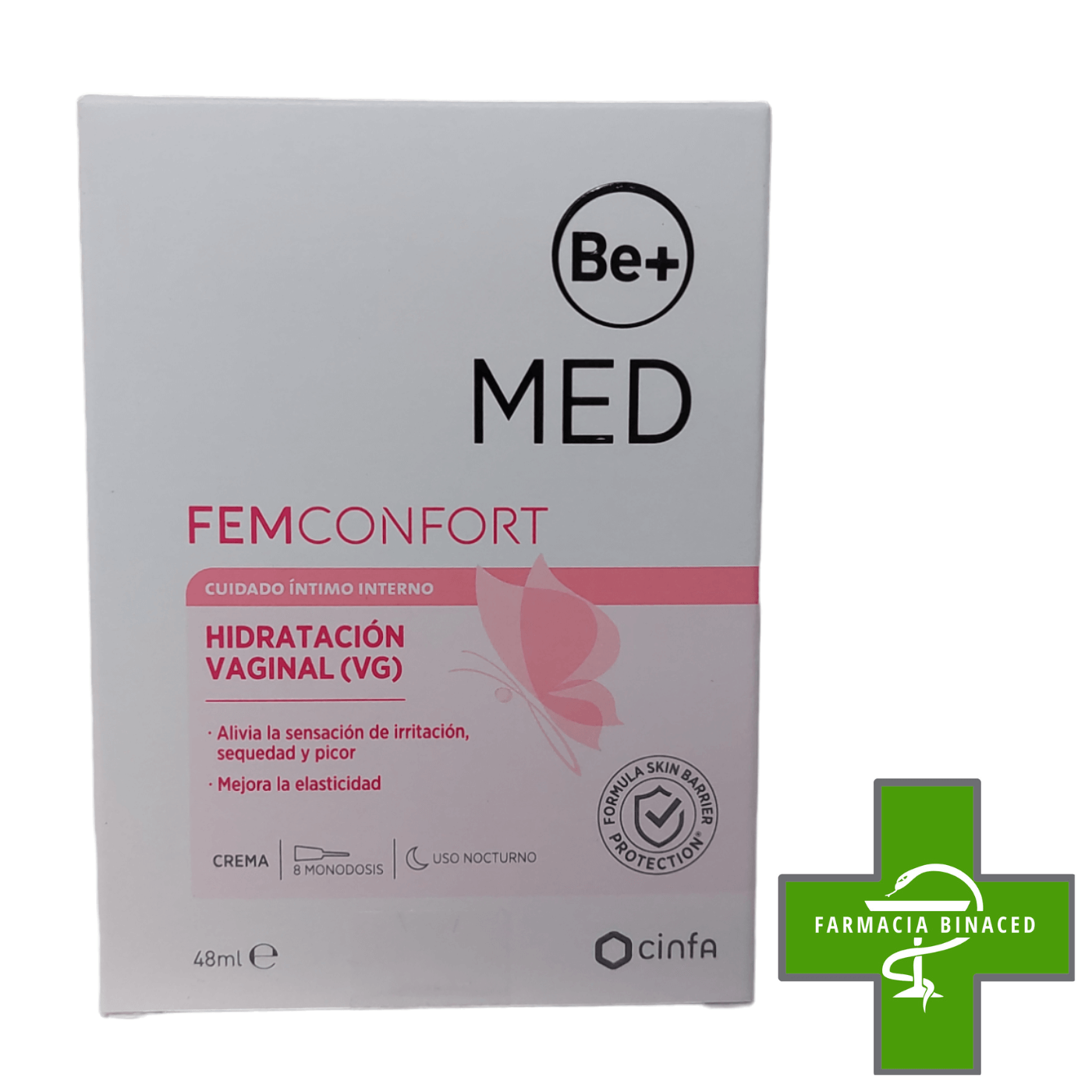 BE+ MED FEMCONFORT HIDRATANTE VAGINAL 8U