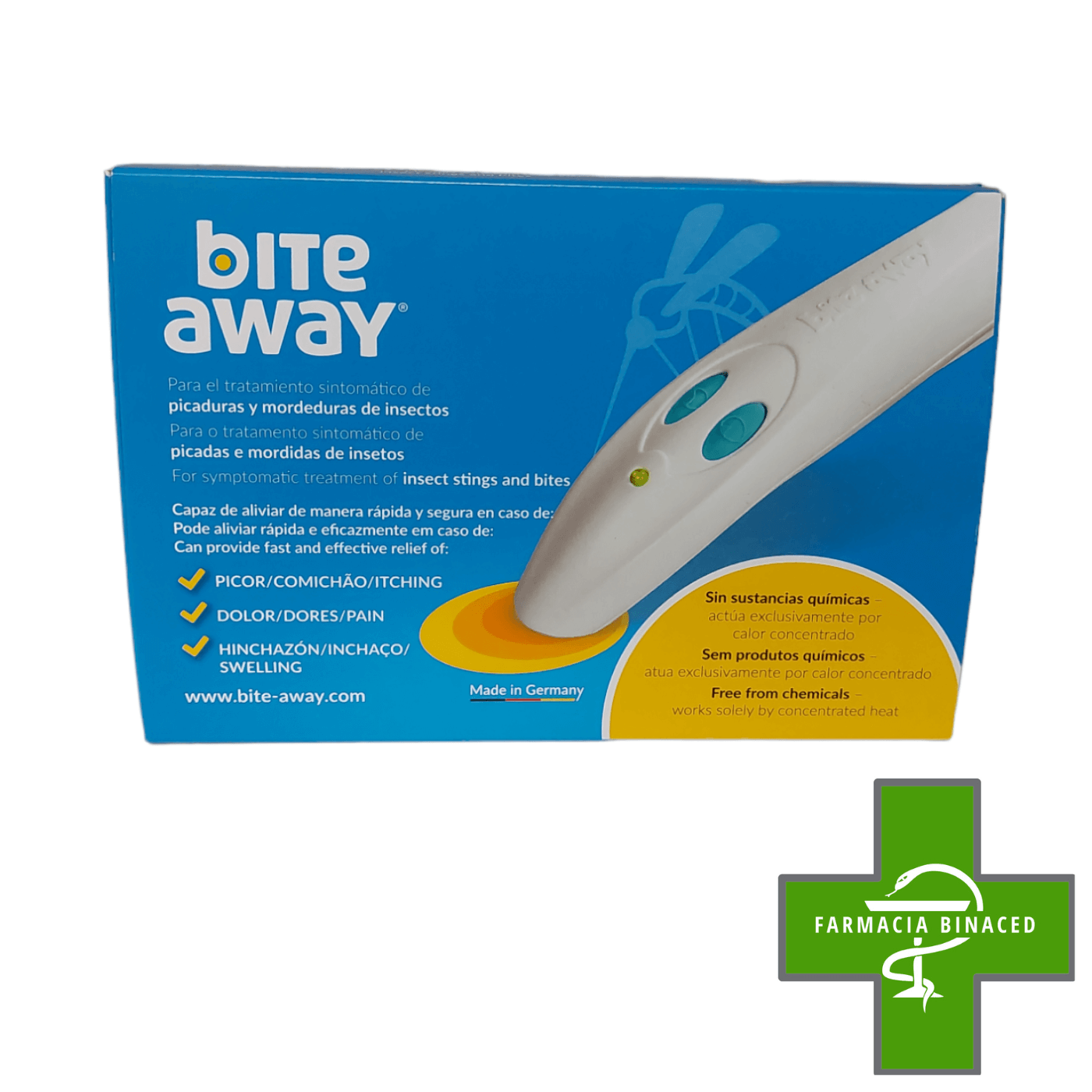 BITE AWAY BOLIGRAFO CALOR ANTIPICOR