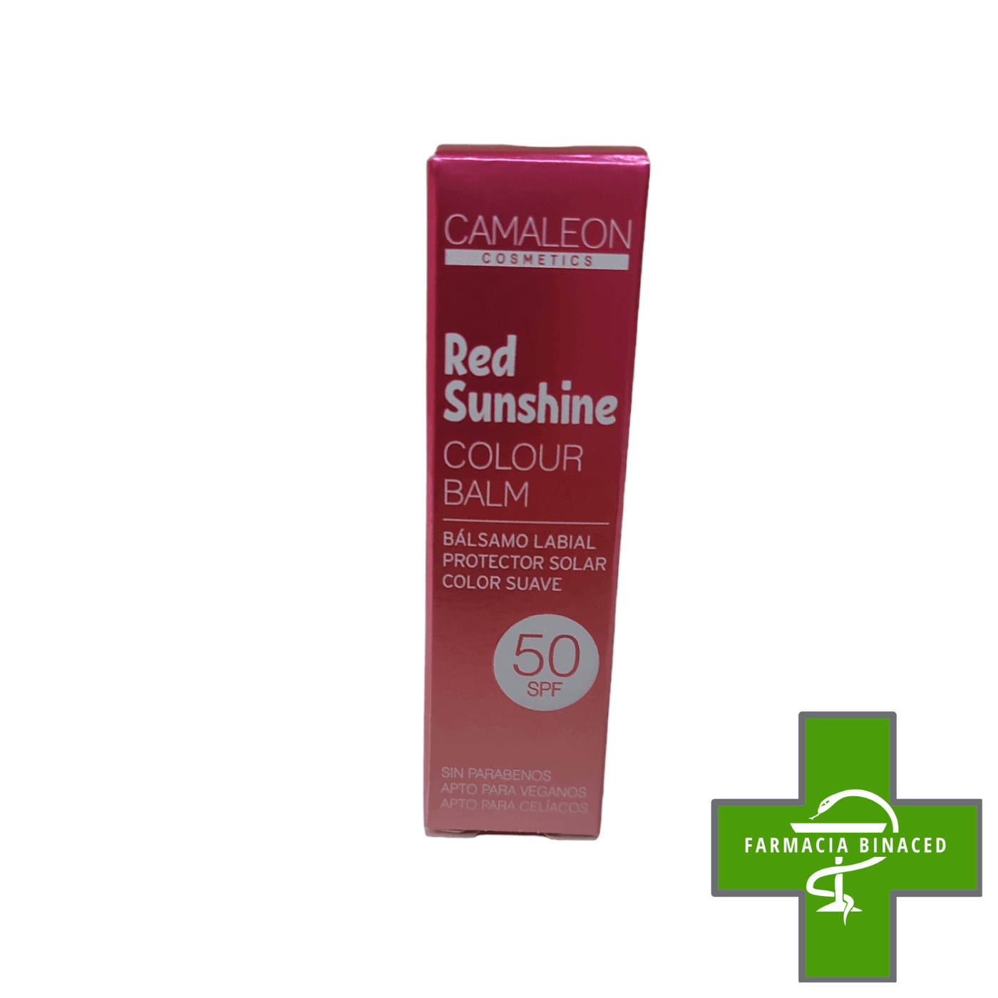 CAMALEON BALSAMO LABIAL ROJO SPF50
