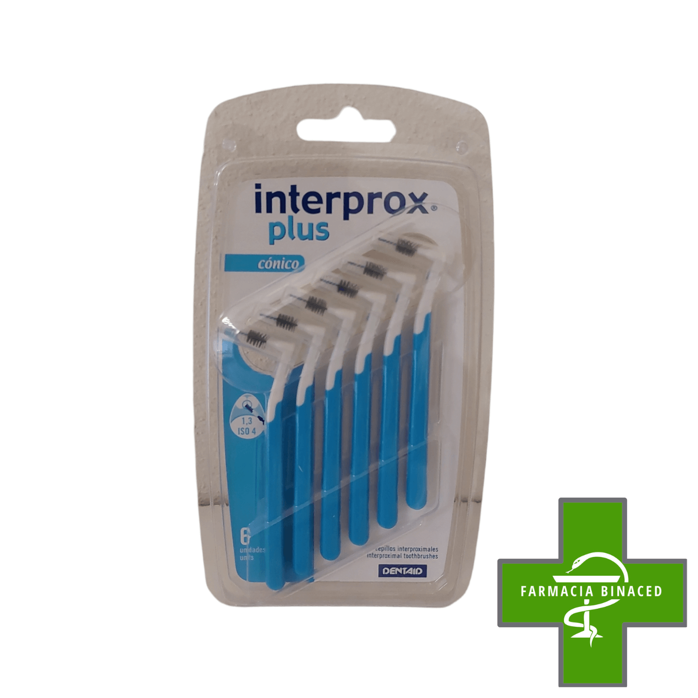 CEPILLO INTERPROXIMAL INTERPROX PLUS CONICO 6U