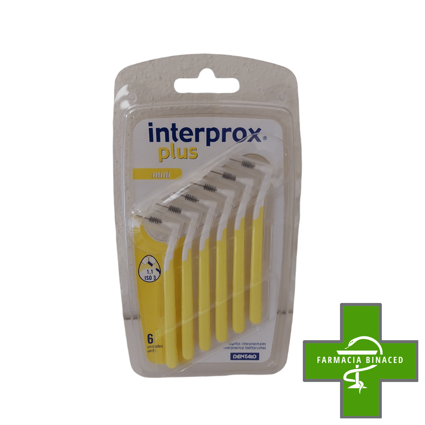 CEPILLO INTERPROXIMAL INTERPROX PLUS MINI 6U