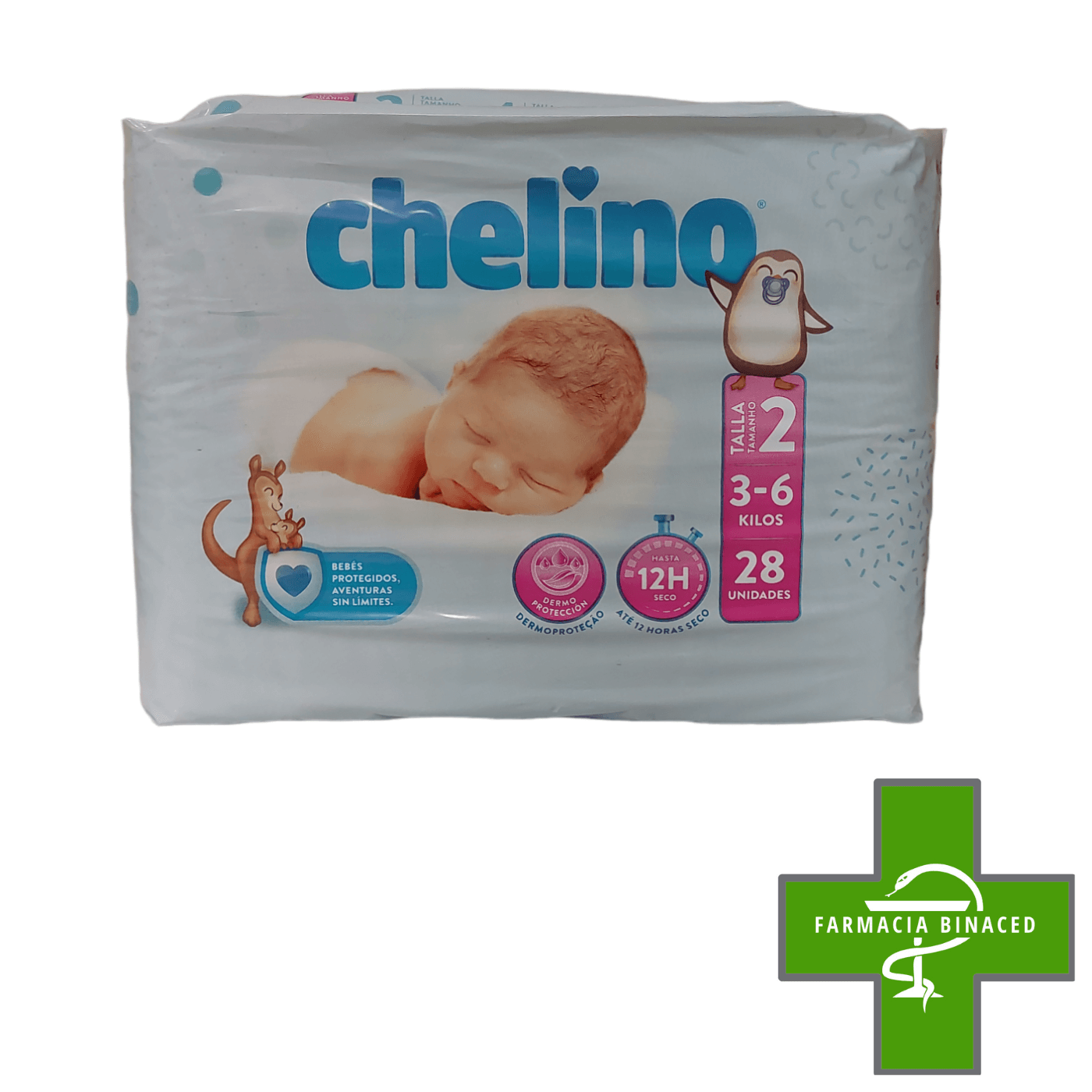 CHELINO 2 PAÑAL 3-6KG 28UDS