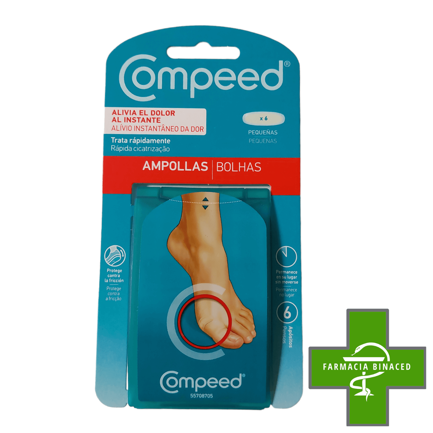 COMPEED AMPOLLAS PEQUEÑAS 6U