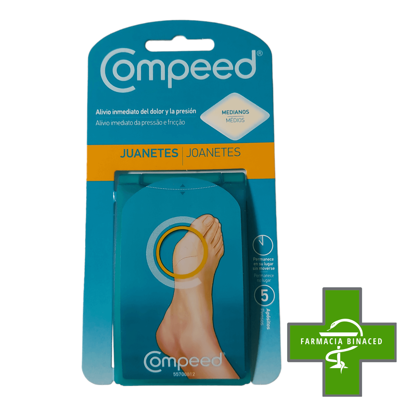 COMPEED JUANETES MEDIANOS 5U