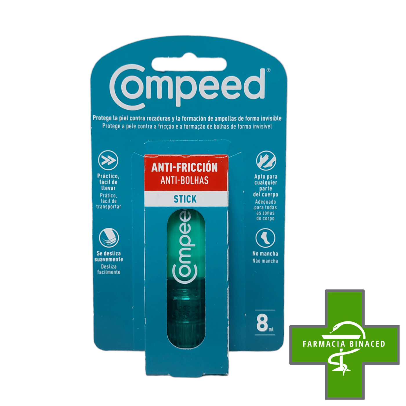 COMPEED STICK ANTIFRICCION 8ML
