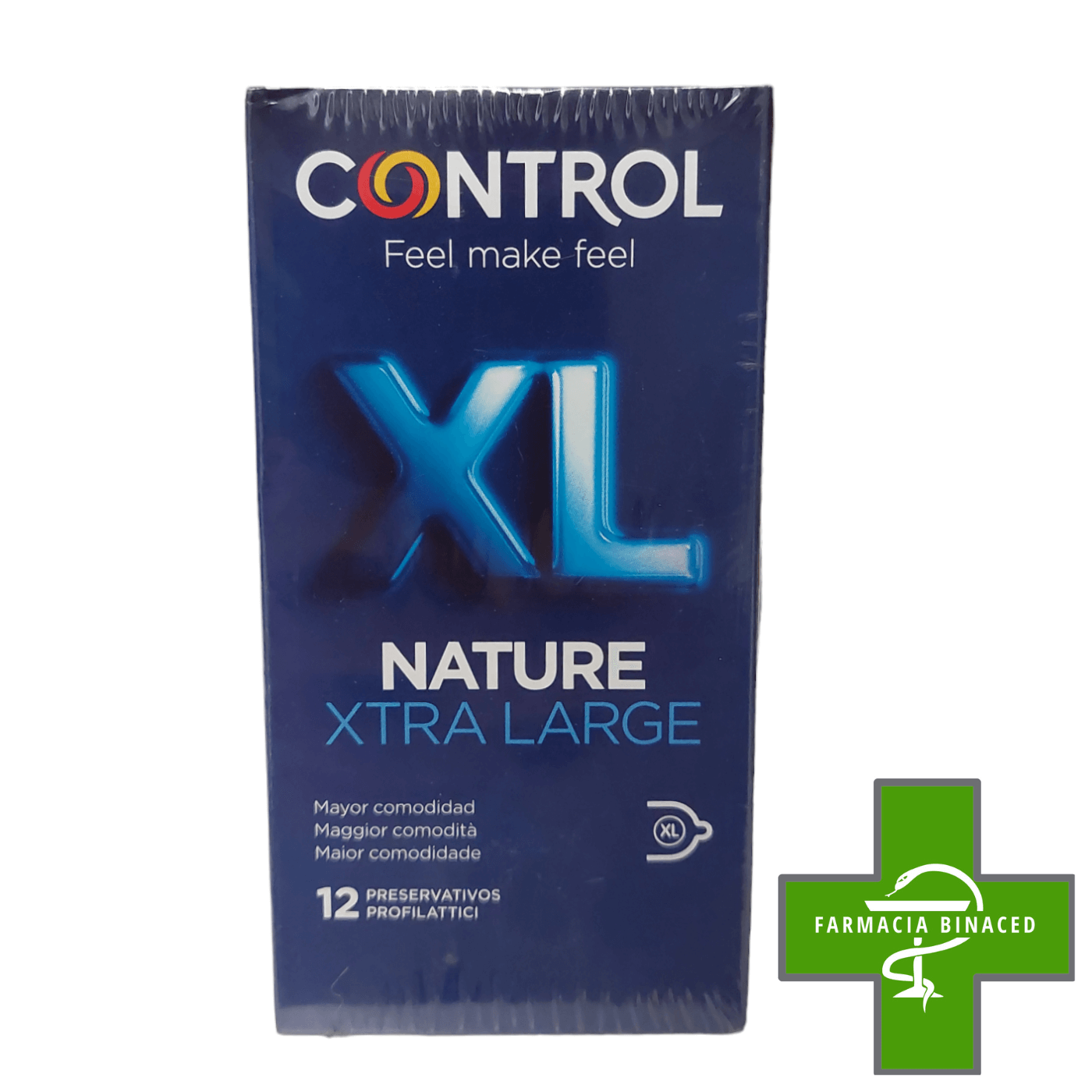 CONTROL NATURE XL 12 PRESERVATIVOS
