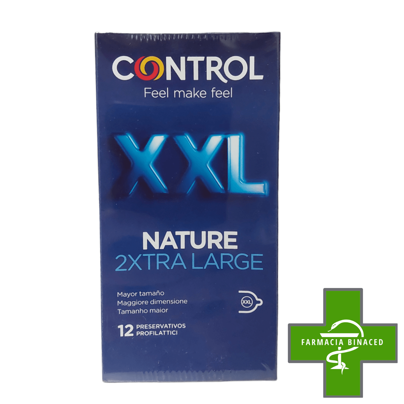 CONTROL NATURE XXL 12 PRESERVATIVOS