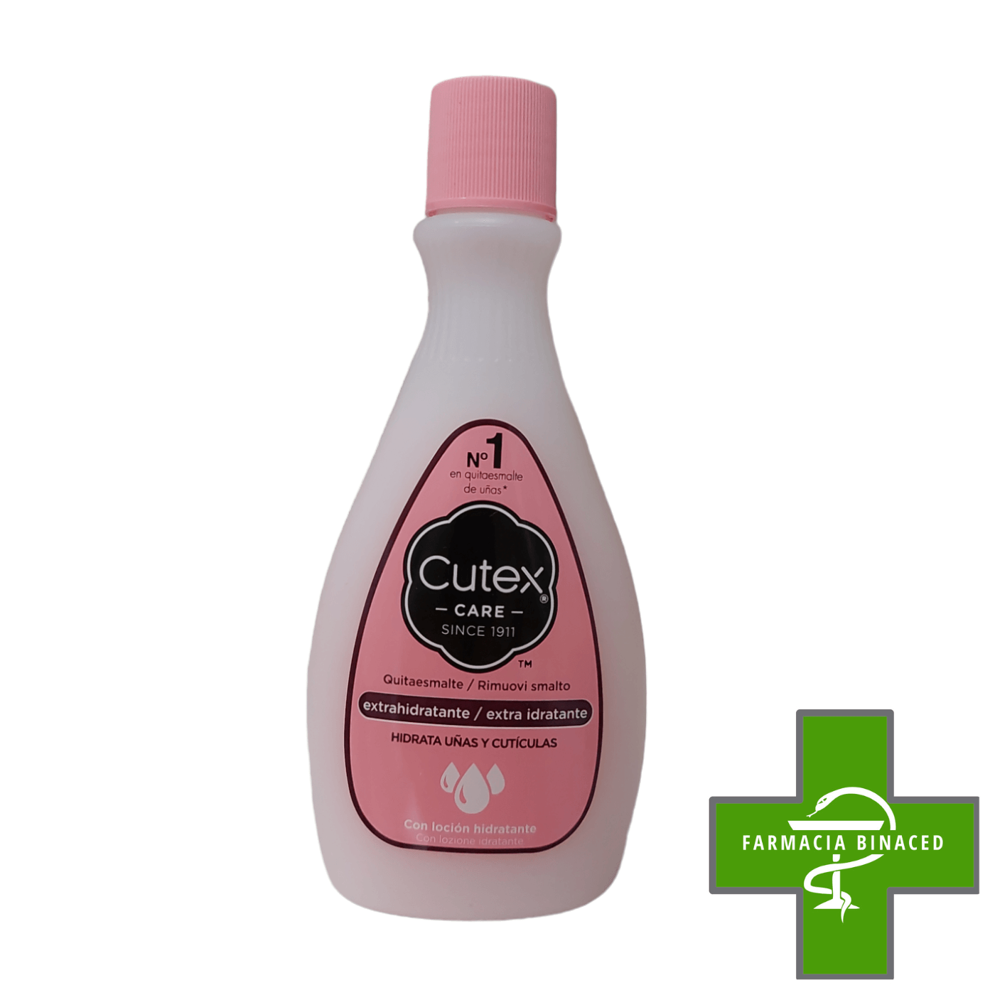 CUTEX QUITAESMALTE CON ACETONA 100ML