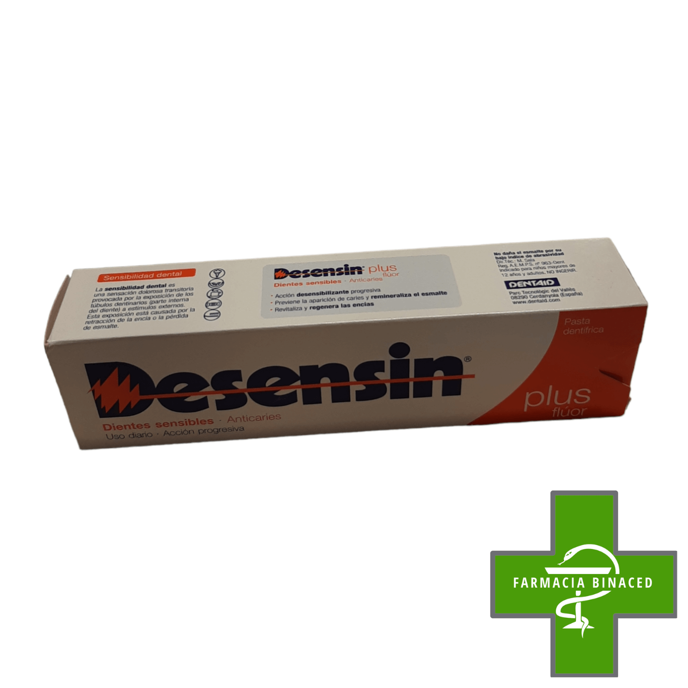 DESENSIN PASTA DIENTES SENSIBLES ANTICARES 125ML