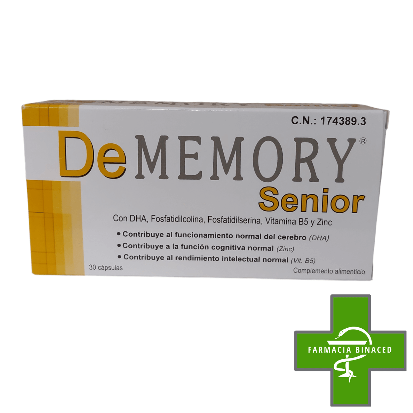 DE MEMORY SENIOR 30 CAPSULAS