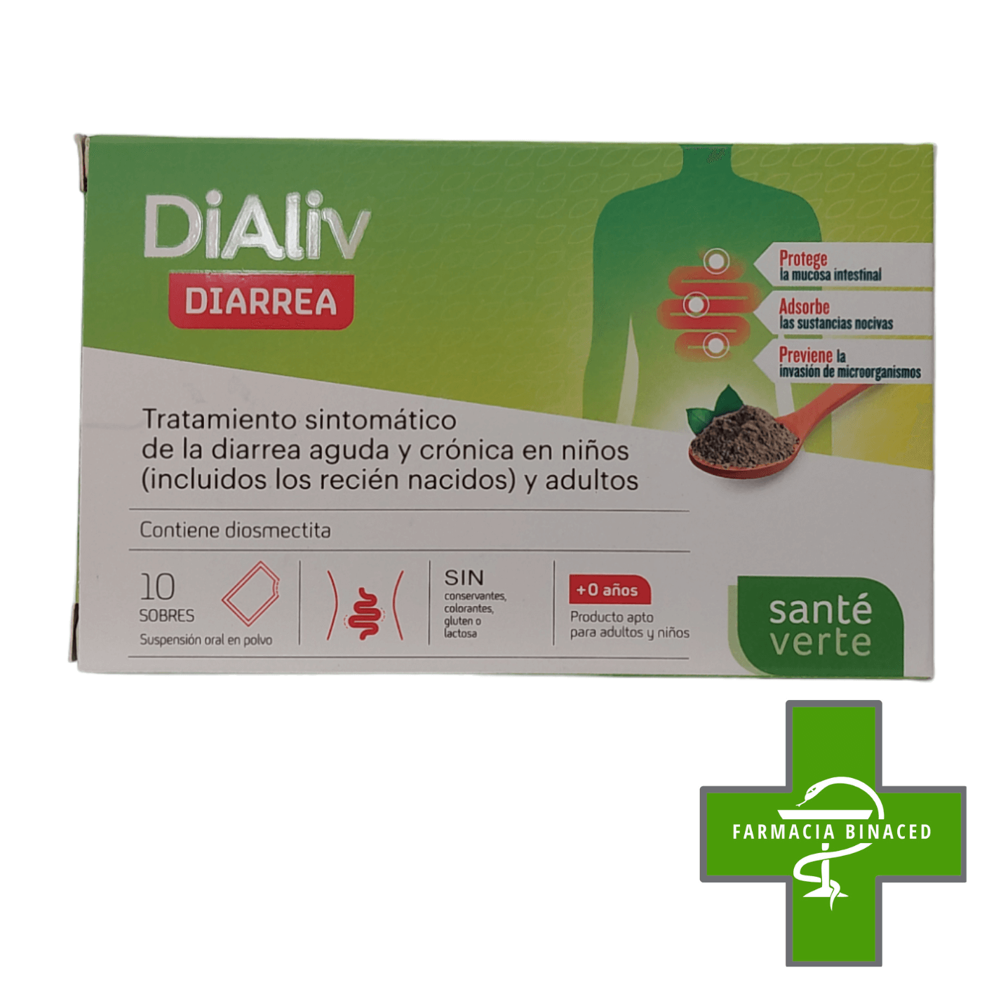 DIALIV TRATAMIENTO DIARREA 10 SOBRES