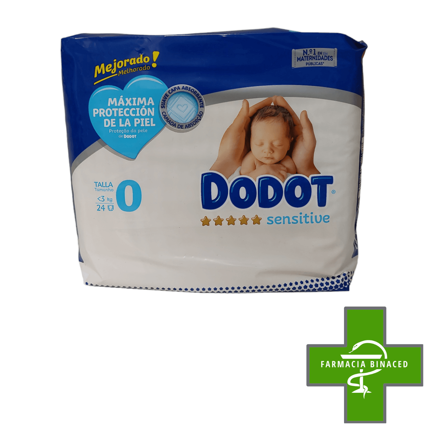 DODOT SENSITIVE 0 PAÑAL 0-3KG 24UDS