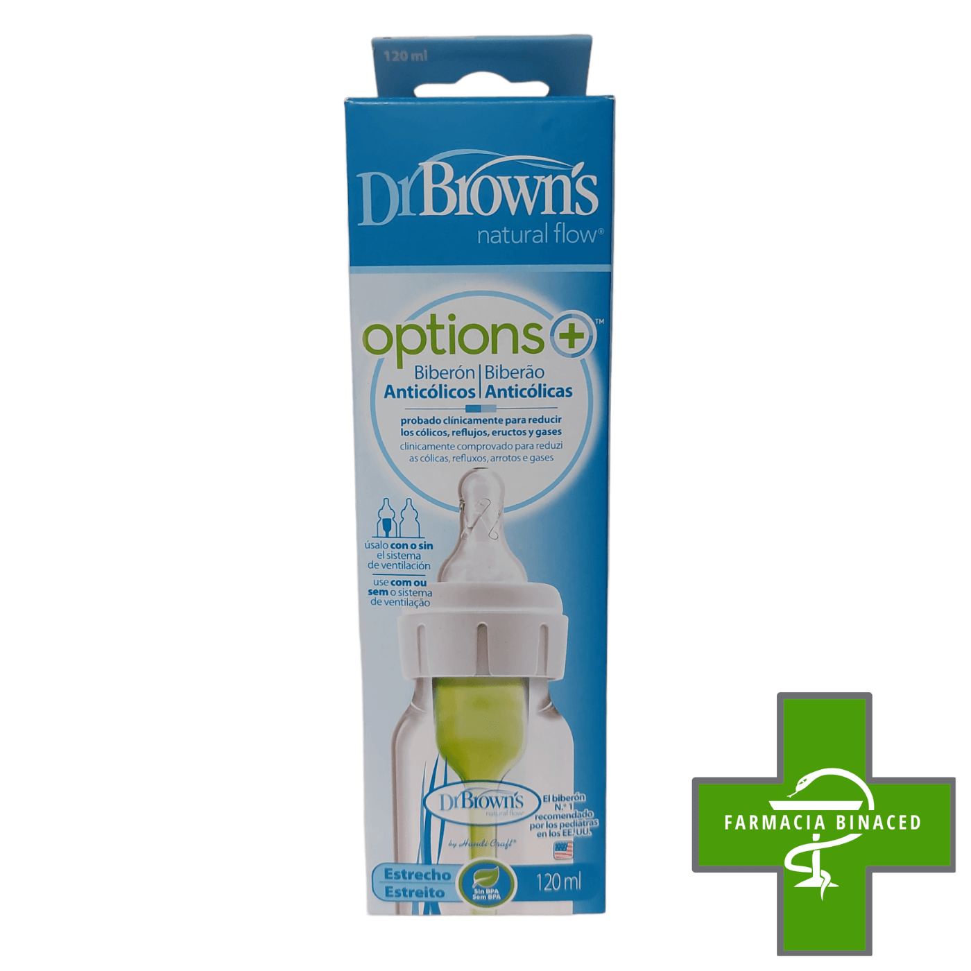 DR BROWNS BIBERON ANTICOLICOS 120ML