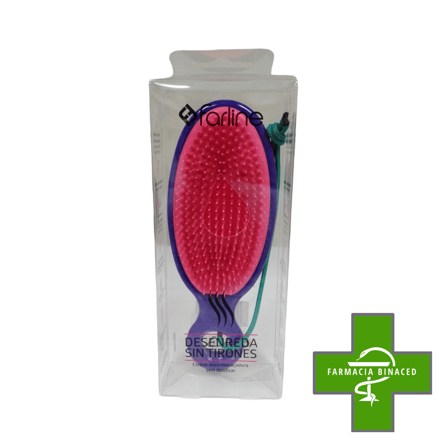 FARLINE CEPILLO DESENREDANTE ROJO